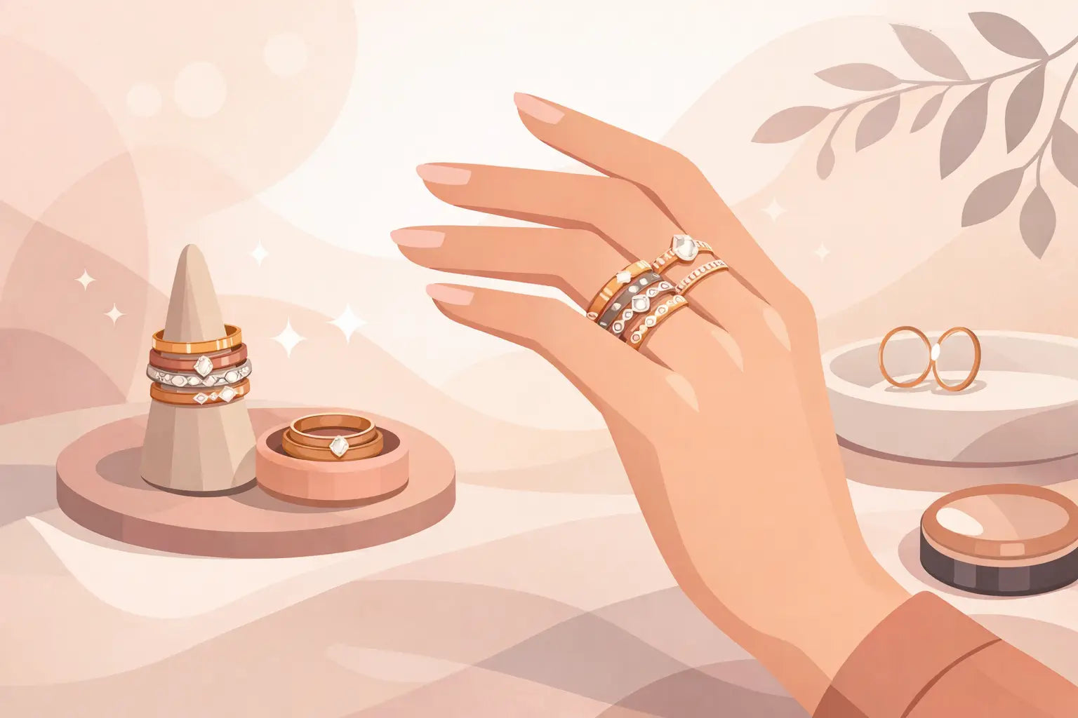 How to Style Stackable Rings Beautifully